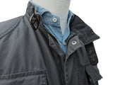 Hackett Velospeed Field Jacket M Faded Navy Blue Cotton/Nylon