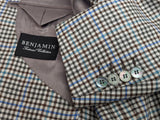 Benjamin Sport Coat Light Check 2-button Soft Shoulder Wool/Linen/Silk Loro Piana