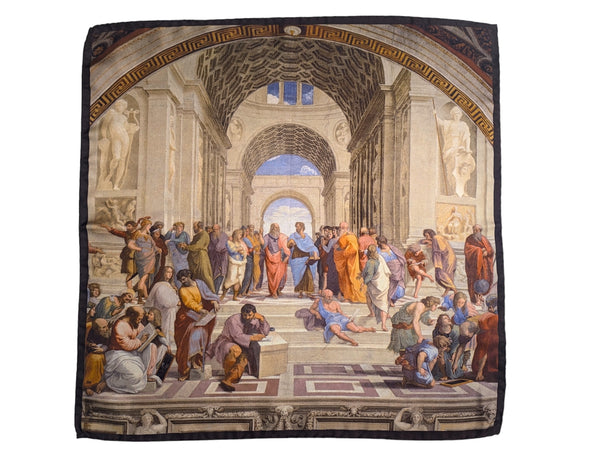 Battisti Pocket Square / Neckerchief Raphael School of Athens