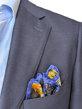 Battisti Pocket Square / Bandana Van Gogh Cafe at Night Impressionist Art Painting Pure Silk