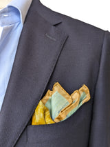 Battisti Pocket Square / Bandana Van Gogh Self-Portrait Fine Art Painting Pure Silk