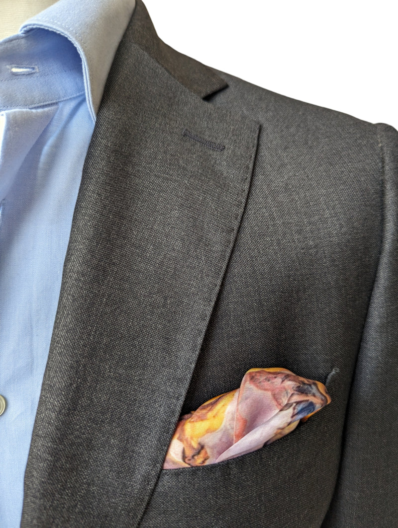 Battisti Pocket Square / Bandana Pozzo St. Ignatius Fine Art Painting Pure Silk