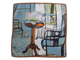 Battisti Pocket Square / Bandana Matisse The Window Fine Art Painting Pure Silk