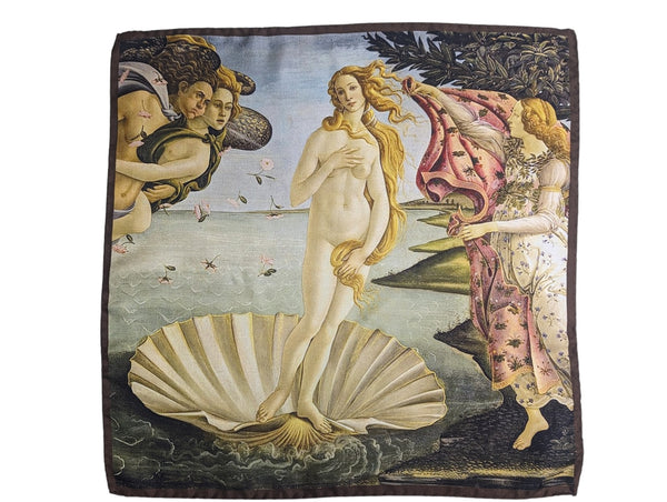 Battisti Pocket Square / Neckerchief Botticelli Birth of Venus