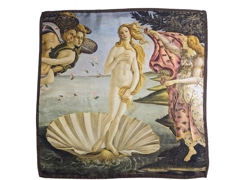 Battisti Pocket Square / Neckerchief Botticelli Birth of Venus