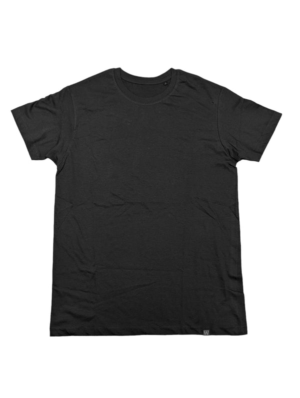 The Wardrobe Short Sleeve T-Shirt Black Organic Cotton