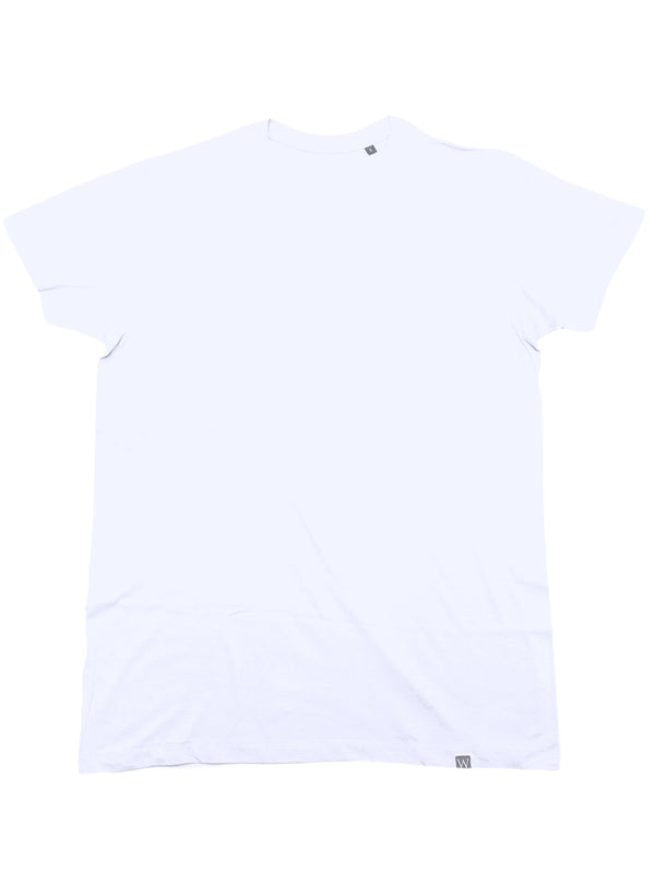 The Wardrobe Short Sleeve T-Shirt Pure White Organic Cotton