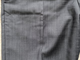 Z Zegna Suit 38R Grey Sharkskin Wool/Mohair