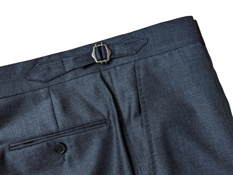 Benjamin Sartorial Suit Charcoal Grey Full canvas Caruso 2-button super 110's wool VBC