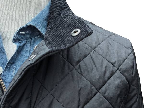 Barbour Jacket XS/S Ltd Ed Black Chelsea Padded Quilt Polyester