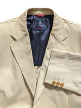 Fay Travel Jacket L/52 Tan 3-Button Cotton