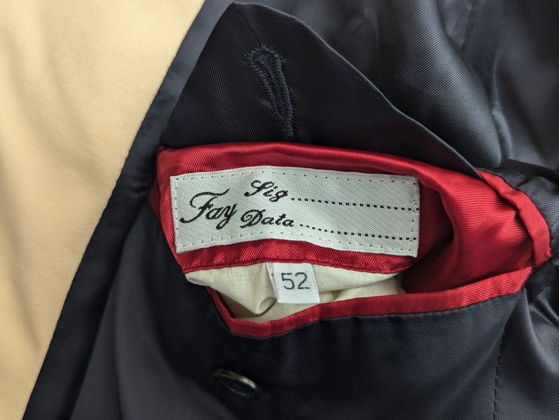 Fay Travel Jacket L/52 Tan 3-Button Cotton