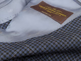 Benjamin VBC Sport Coat Blue Flecked Check 2-button Soft Shoulder Wool/Silk/Linen