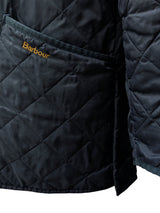 Barbour Jacket S/M Navy Blue Liddesdale Padded Quilt Polyamide