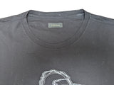Zegna Tee Shirt XL Black Binoculars Graphic Cotton