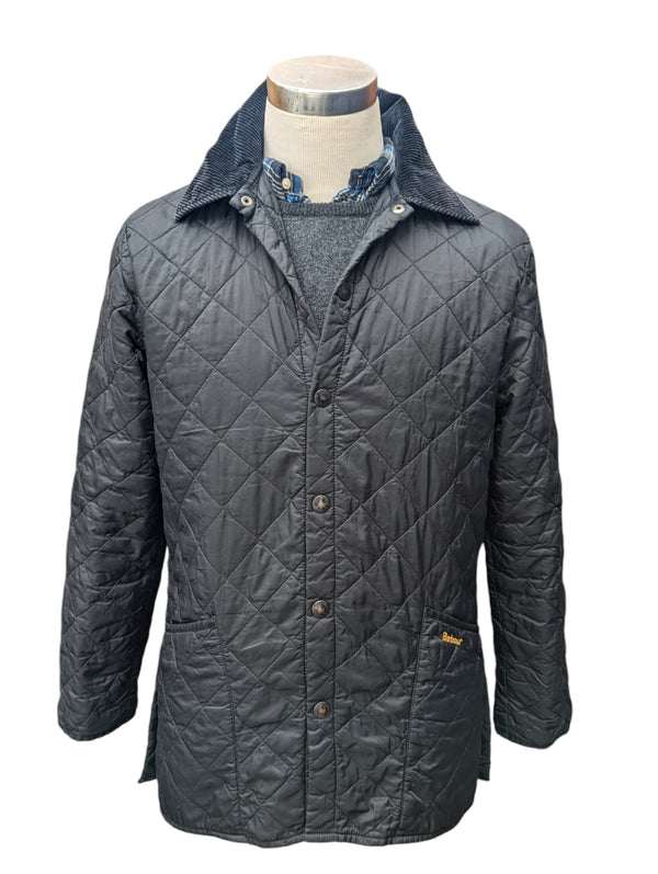 Barbour Jacket XS/S Black Liddesdale Padded Quilt Polyamide