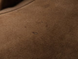 Vintage Barretts Leather Lambsuede Shearling Coat L/XL Brown