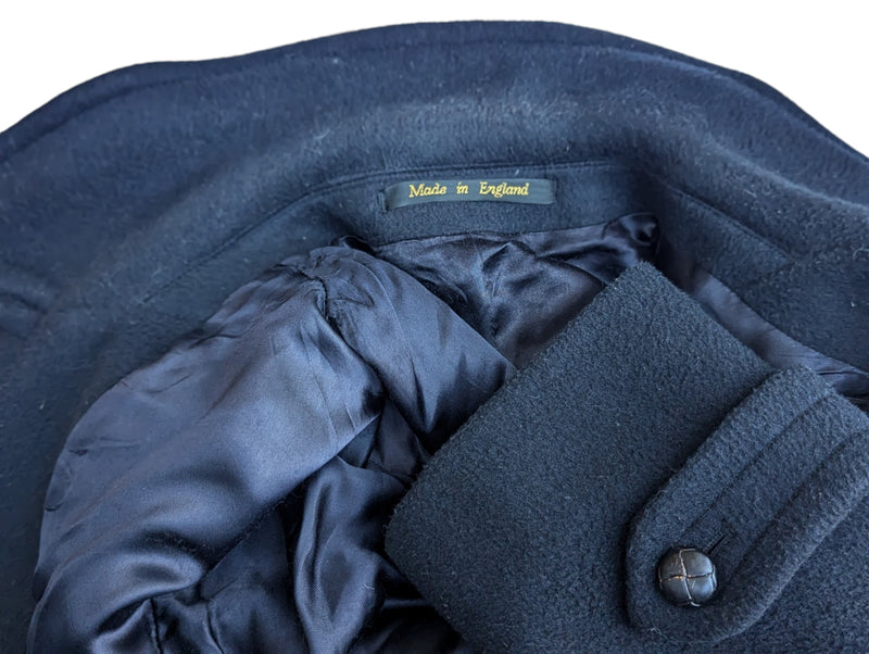 Vintage Austin Reed M/38 DB Peacoat Navy Blue Wool/Cashmere