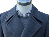 Vintage Austin Reed M/38 DB Peacoat Navy Blue Wool/Cashmere