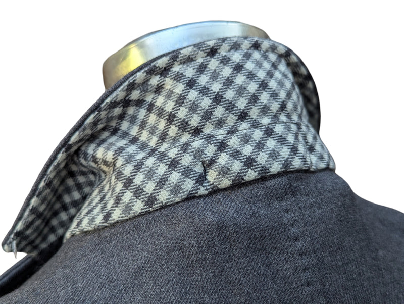 Nigel Hall Angelico Coat 40R/M Mid Grey Wool/Cashmere