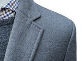 Nigel Hall Angelico Coat 40R/M Mid Grey Wool/Cashmere