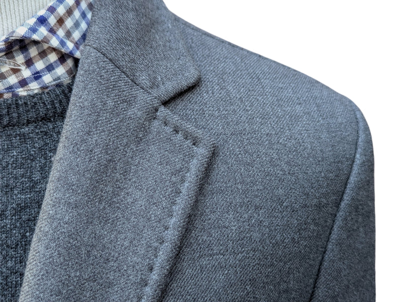 Nigel Hall Angelico Coat 40R/M Mid Grey Wool/Cashmere