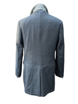Nigel Hall Angelico Coat 40R/M Mid Grey Wool/Cashmere