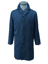 Vintage Hornes Royal Warrant Coat M/40R Navy Blue Wool/Cotton Twill