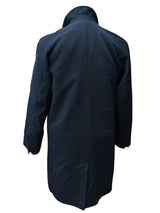 Vintage Hornes Royal Warrant Coat M/40R Navy Blue Wool/Cotton Twill