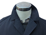 Vintage Hornes Royal Warrant Coat M/40R Navy Blue Wool/Cotton Twill