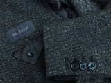 Pal Zileri Sport Coat 38R Charcoal Green Flecked Wool/Cashmere