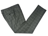 Benjamin Suit Mid Grey Plaid 2-Button Wool Flannel