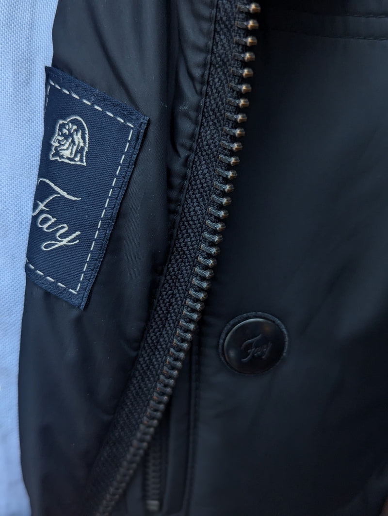 Fay Jacket S/M Black Padded Biker Polyester