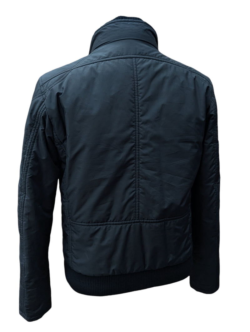 Fay Jacket S/M Black Padded Biker Polyester