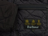 Barbour Jacket L Navy Blue Bonell Padded Quilt Poly