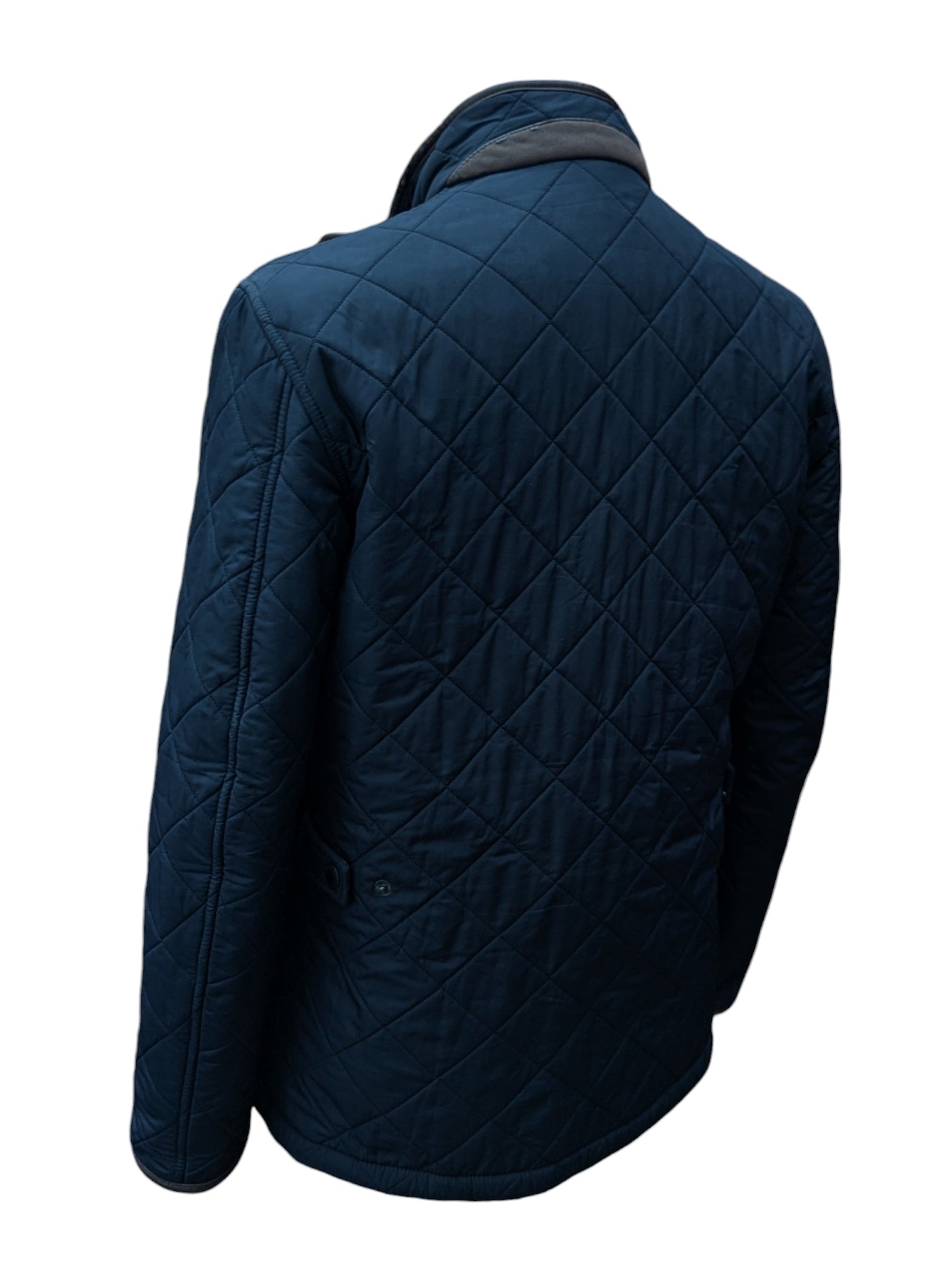 Barbour ネイビー ジャケット XL Barbour Jacket L/XL Midnight Blue Powell Padded Quilt Polyester