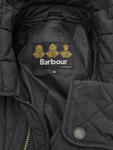 Barbour Jacket M/L Soft Charcoal Grey Millton Quilted Polyester Gore-Tex