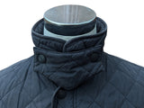 Barbour Jacket M/L Soft Charcoal Grey Millton Quilted Polyester Gore-Tex