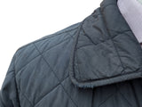 Barbour Jacket M/L Soft Charcoal Grey Millton Quilted Polyester Gore-Tex