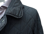 Barbour Jacket M/L Soft Charcoal Grey Millton Quilted Polyester Gore-Tex