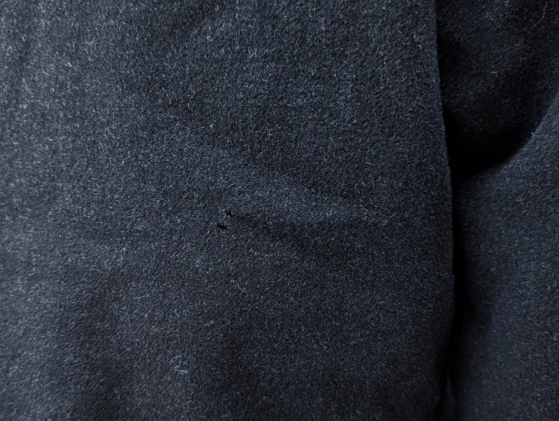 Marks & Spencer British Car Coat L Charcoal Grey Wool/Lambswool