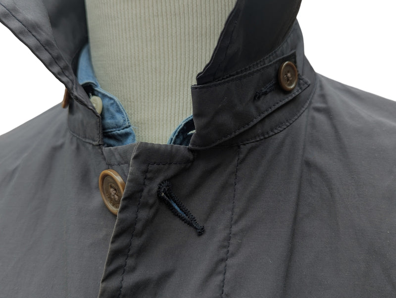Hackett Trench Coat S/38 Faded Navy Cotton/Nylon