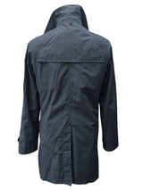 Hackett Trench Coat S/38 Faded Navy Cotton/Nylon