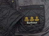 Barbour Jacket S/M Navy Blue Akenside Padded Quilt Polyamide