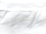 Zegna Tee Shirt M White Decoupage Graphic Cotton
