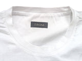 Zegna Tee Shirt M White Decoupage Graphic Cotton