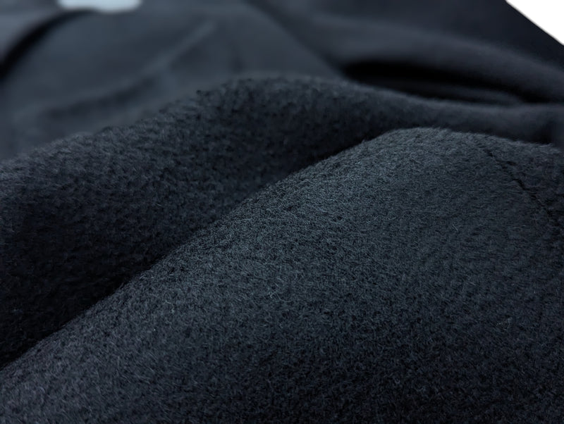Benjamin Colombo Overcoat Black 3-Button Wool/Cashmere