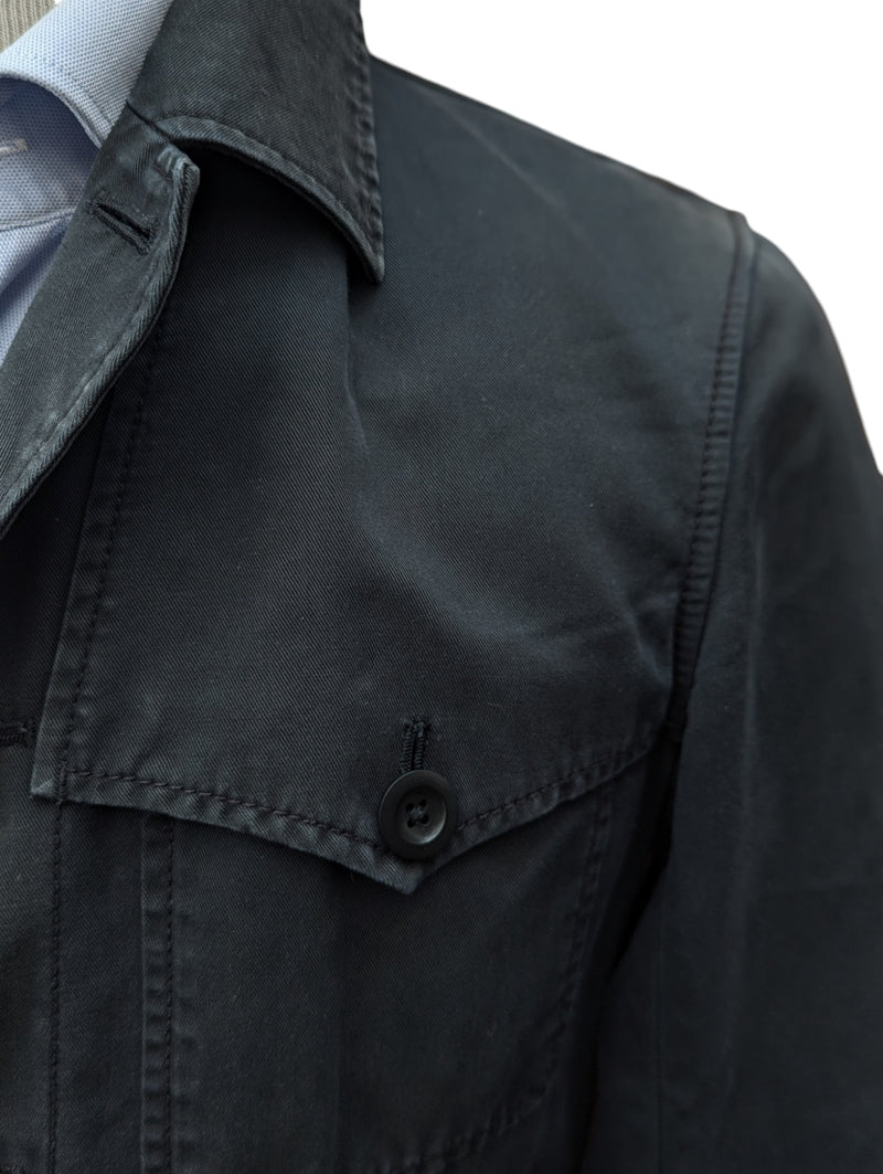 Paul Smith Field Jacket S/M Washed Navy Cotton