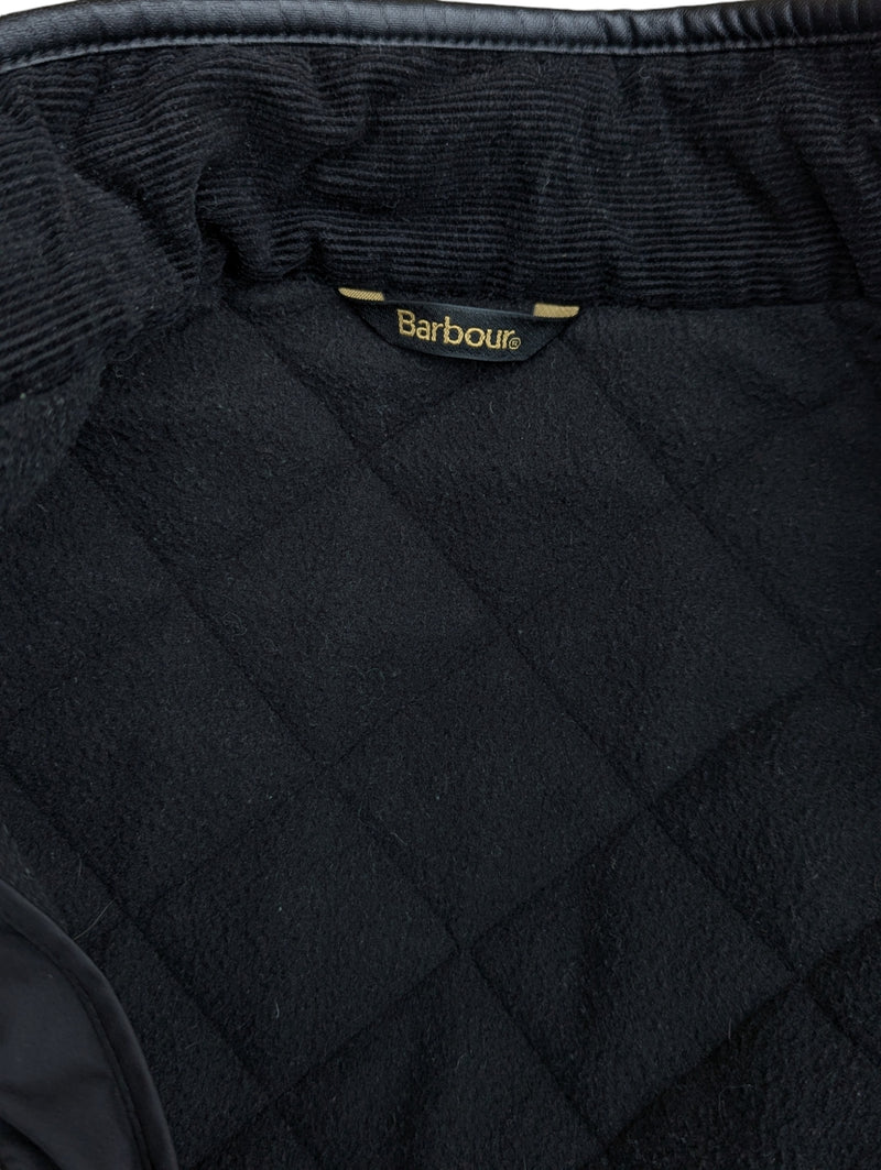 Barbour Jacket S/M Black Powell Padded Quilt Polyester