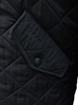Barbour Jacket S/M Black Powell Padded Quilt Polyester